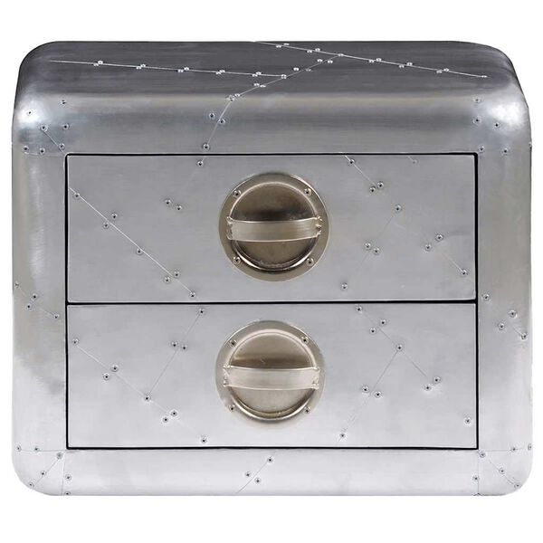 vidaXL Aviator Beistelltisch Aluminium Vintage Flugzeug Stil