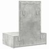 vidaXL Schminktisch mit Schubladen Grau 60 x 40 x 70 cm Holzwerkstoff