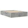vidaXL Bettgestell Betongrau 120x200 cm Holzwerkstoff