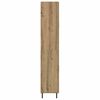 vidaXL Highboard 2 pcs Altholz Engineered Wood und Glas