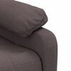 vidaXL Relaxsessel Dunkelbraun Stoff