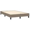 vidaXL Boxspringbettgestell Taupe 120x200 cm Stoff