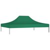 vidaXL Partyzelt-Dach 4,5x3 m Gr&uuml;n 270 g/m&sup2;