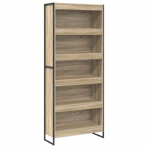 vidaXL B&uuml;cherregal 80 x 30 x 189,5 cm Holzwerkstoff Sonoma