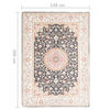 vidaXL Teppich Bedruckt Waschbar Faltbar Bunt 140x200 cm Polyester