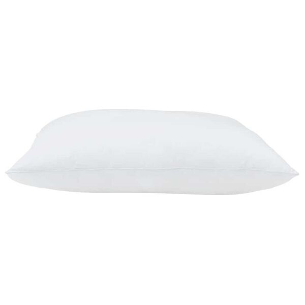 vidaXL Kopfkissen mit Kissen Wei&szlig; Baumwolle und Polyester
