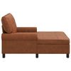 vidaXL Lounge-Liege mit Kissen Braun 91 x 157 x 91 cm Antikes PU
