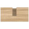 vidaXL Badschrank Sonoma-Eiche 65x33x60 cm Holzwerkstoff