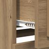 vidaXL Sideboards 3 pcs Artisan-Eiche 70 x 35,5 x 67,5 cm