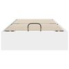 vidaXL Ottoman Bettgestell Wei&szlig; 193 x 120 x 25 cm Spanplatte