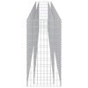 vidaXL Gabionen-Hochbeet Verzinkter Stahl 450&times;50&times;100 cm