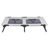 TRIXIE Hundeliege 79x19x50 cm Grau und Schwarz