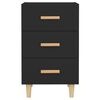 vidaXL Nachttisch Schwarz 40x40x66 cm Holzwerkstoff