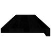 vidaXL Treppenstufen 4 Stk. Dunkelbraun 100x30x2 cm Massivholz Eiche