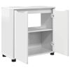 vidaXL Badezimmerwaschbecken-Schrank Hochglanz Wei&szlig; 60 x 30 x 60 cm