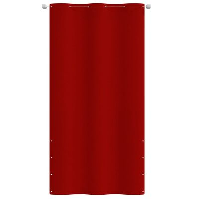 vidaXL Balkon-Sichtschutz Rot 120x240 cm Oxford-Gewebe