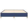 vidaXL Boxspringbettgestell Blau 180x200 cm Stoff