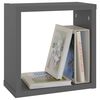 vidaXL W&uuml;rfelregale 6 Stk. Grau 30x15x30 cm