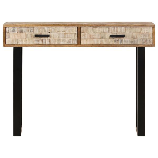 vidaXL Konsolentisch 100x30x75 cm Massivholz Mango