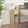 vidaXL Nachttisch mit Schublade Sonoma-Eiche 20x36x60 cm