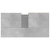 vidaXL Badschrank Betongrau 65x33x60 cm Holzwerkstoff