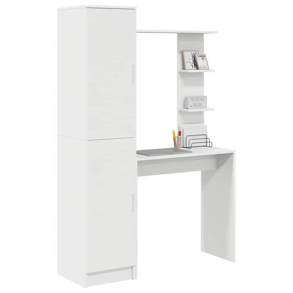 vidaXL Schreibtisch 2 pcs Wei&szlig;