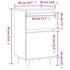 vidaXL Sideboard R&auml;uchereiche 40x35x70 cm Holzwerkstoff