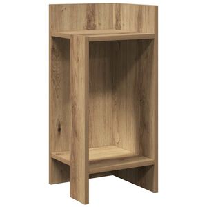 vidaXL Beistelltisch mit Ablage Artisan-Eiche 25,5x27x60 cm