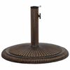 vidaXL Sonnenschirmst&auml;nder Bronzen 45x45x30 cm Gusseisen