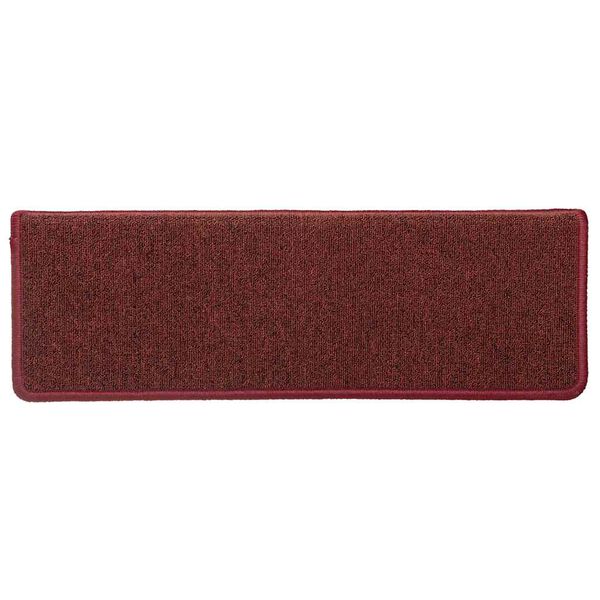 vidaXL Stufenmatten 30 Stk. 65x21x4 cm Bordeaux Rechteckiger Rand