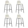 vidaXL 5-tlg. Bar-Set Stoff Creme
