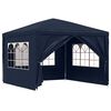 vidaXL Partyzelt 3x3 m Blau