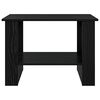 vidaXL Couchtisch Schwarz Eichen-Optik 72 x 50 x 50 cm Holzwerkstoff