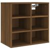 vidaXL Schuhregale 2 Stk. Braun Eichen-Optik 52,5x30x50 cm