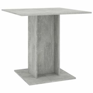 vidaXL Esstisch Betongrau 80x80x75 cm Holzwerkstoff