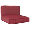 vidaXL Pallet Kissen Set 2 pcs Schwarz 80 x 80 x 12 cm Oxford-Stoff