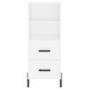 vidaXL Sideboard Wei&szlig; 34,5x34x90 cm Holzwerkstoff