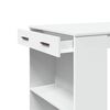 vidaXL Bartisch Wei&szlig; 102x70x103,5 cm Holzwerkstoff