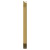 vidaXL Wandspiegel Golden 15x40 cm Oval
