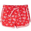 Kindershorts mit Kordelzug Rot 104