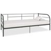 vidaXL Tagesbett-Rahmen Grau Metall 90&times;200 cm