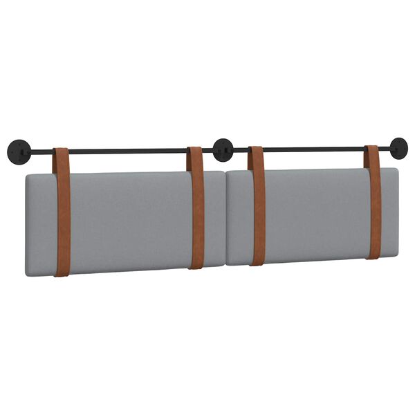 vidaXL H&auml;ngevorderseite Uni Hellgrau 170 x 55 x 5 cm Antikes PU