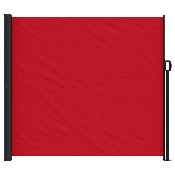vidaXL Seitenmarkise Ausziehbar Rot 180x500 cm