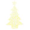 vidaXL Weihnachtsbaum mit 100 LEDs Warmwei&szlig; 120 cm Acryl