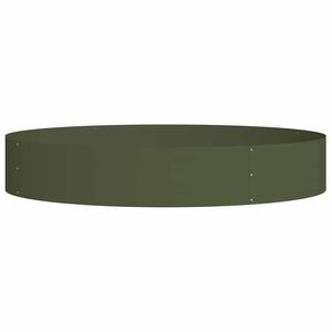 vidaXL Pflanzenring Olive Gr&uuml;n 120 x 120 x 20 cm Kaltgewalzter Stahl