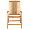 vidaXL Gartenst&uuml;hle mit Auflagen 8 Stk. Massivholz Teak