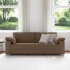 vidaXL Sofa Braun 219 x 80 x 82 cm Stoff