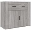 vidaXL Highboard Grau Sonoma Holzwerkstoff