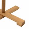 vidaXL Holz Weihnachtsbaum mit St&auml;nder Braun 125 cm Massivholz Kiefer