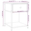 vidaXL Nachttisch Braun Eichen-Optik 44x45x58 cm Holzwerkstoff